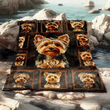 Gifts for Dog Lovers Blanket - Yorkie is My Best Friend - From Pet Owners, Birthday, Christmas, Everyday Encouragement, Inspirational Pet Theme Blanket