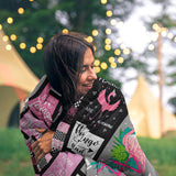 Blanket for Flamingo Lovers Gifts, “I Just Really Like Flamingos”, From Friends, Birthday Christmas Everyday, Inspirational Theme