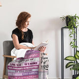 Blanket for Daughter Gifts, “Never forget how much I love you, you are my sunshine”, From Mom Dad, Birthday, Christmas, Motivational