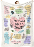 Blanket for Son Gifts, “I Am A Child of God”, From Mom Dad, Birthday, Christmas, Graduation, Everyday Encouragement, Inspirational