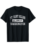 Men's T-Shirt Mt Saint Helens Elevation Stat Vintage Washington Souvenir T Shirt