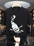 Men's T-Shirt Happy Dancing Milk Splash Bottle Character
