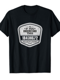 Men's T-Shirt If You Understand This Shield Shaped Emblem With Numbers Center