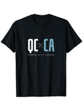 Men's T-Shirt Quebec City Canada Minimalist Typeface Letters With Urban Graphic Art T Shirt