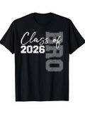 Men's T-Shirt Class Of 2026 Bold Graduation Year Design Typography Tee