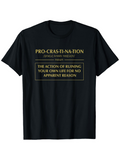 Men's T-Shirt Definition Statement With Neutral Typography On Simple Classic T Shirt