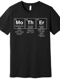 Men's T-Shirt Mother Elements Periodic Table Inspired Chemistry Design