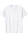 Men's T-Shirt Ambassador For Christ Pure Cotton Minimalist White T Shirt