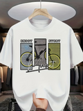 Men's T-Shirt Enjoy Every Day With Minimalist Bicycle Graphic