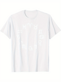 Men's T-Shirt Celestial Circle With Astrological Zodiac Signs On White T Shirt