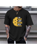 Men's T-Shirt Yellow Cookie And Playful Text With Chunky Letters Cookie