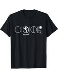 Men's T-Shirt You Are Here Solar System Phases With Diagram And Earth