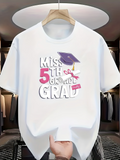 Men's T-Shirt Miss 5th Grade Graduation With Ribbon And Academic Cap