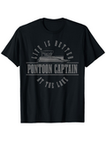 Men's T-Shirt Life Is Better At The Lake With Pontoon Captain Boat
