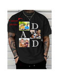 Men's T-Shirt Memories Of Love With Custom Happy Family Dad