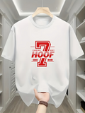 Men's T-Shirt Fashion Game Number Seven With Bold Athletic Hoof Print