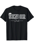Men's T-Shirt Senior 2025 Dad Graduation Theme With Classic Lettering T Shirt