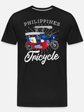 Men's T-Shirt Philippines Tricycle With Colorful Urban Graphic Under City Lights