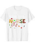 Men's T-Shirt Proud Nurse With Festive Holiday Medical Theme Nurse