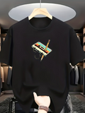 Men's T-Shirt Retro Audio Cassette With Pencil Under Soft Lighting Cassette Tape
