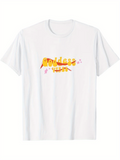 Men's T-Shirt Goddess Within Radiant Sunbursts With Playful Swirling Stars Motif