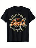 Men's T-Shirt World Famous Chillin Grillin BBQ Dad