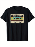 Men's T-Shirt Best Of 1975 Retro Cassette With Vintage Musical Tape Graphic
