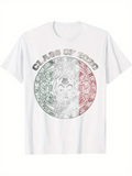 Men's T-Shirt Class Of 2020 Ancient Aztec Calendar With Symbolic Design Medallion