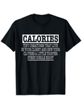 Men's T-Shirt Calories Night Creatures Sewing Clothes In The Closet Shirt