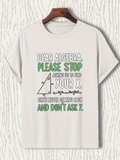 Men's T-Shirt Dear Algebra Please Stop Asking Me To Find Your X Humorous Math Joke Shirt