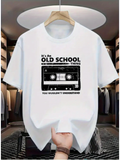 Men's T-Shirt Its An Old School Thing With Vintage Cassette Tape Graphic