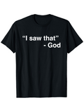 Men's T-Shirt I Saw That Simple Statement On Black Shirt