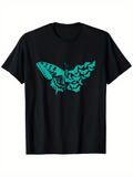 Men's T-Shirt Vivid Butterfly With Wings Shaped Like Flying Leaves Butterfly