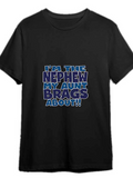 Men's T-Shirt Im The Nephew My Aunt Brags About Playful Lettering In Bold Graphic Style
