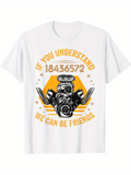 Men's T-Shirt If You Understand 18436572 We Can Be Friends Vintage Engine Block