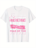 Men's T-Shirt She Is Strength And Dignity With Laughter For The Future Woman