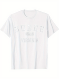 Men's T-Shirt Virginia Classic Collegiate Style Text Print T Shirt