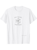 Men's T-Shirt No Thing Matters Scientific Diagram With Subtle Minimalist Central Atom