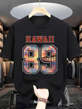 Men's T-Shirt Hawaii Sunset View With Scenic Bridge Number 89