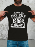 Men's T-Shirt Please Be Patient With Me I Am From The 1900s Desert Scene With Horse Drawn Carriage And Cactus