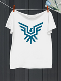 Men's T-Shirt Geometric Lines Forming A Stylized Abstract Bold Eagle