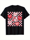 Men's T-Shirt Love You Are Enough Worthy Sweet Cupcake Heart Motif