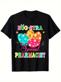 Men's T-Shirt Egg Stra Special Colorful Festive Easter Eggs Pharmacist