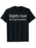 Men's T-Shirt Slightly Used In Good Condition Lettered Black T Shirt