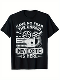 Men's T-Shirt Have No Fear Vintage Film Projector With Reel Tape Movie Critic