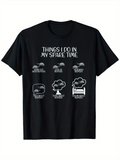 Men's T-Shirt Things I Do In My Spare Time Watching Storms Reading About Storms And Dreaming