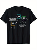 Men's T-Shirt Stop You Two I Am Arresting You For A Salt With Running Copper Elements
