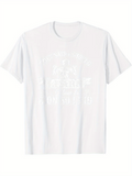 Men's T-Shirt They Said I Should Learn to Iron So I Did text