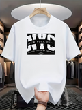 Men's T-Shirt New York City Letters Bold Large Urban USA Typography Tee