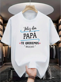 Men's T-Shirt Feliz Día de Papa text